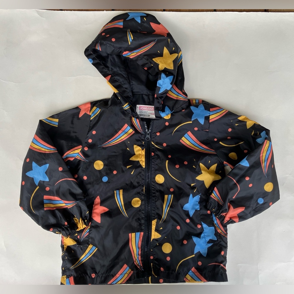 Jomake Kids Shooting Stars Windbreaker Jacket Size 5/6